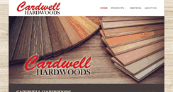 Desktop Screenshot of cardwellhardwoods.com